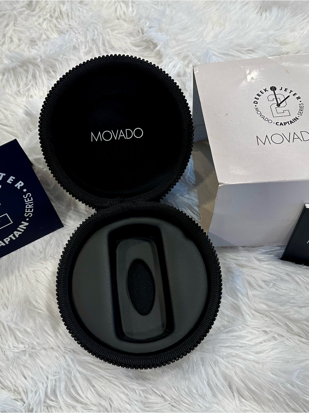 Movado Derek Jeter Captain Series Watch Box Papers Only No Watch Movado Derek Jeter Captain Series Watch Box Papers Only No Watch